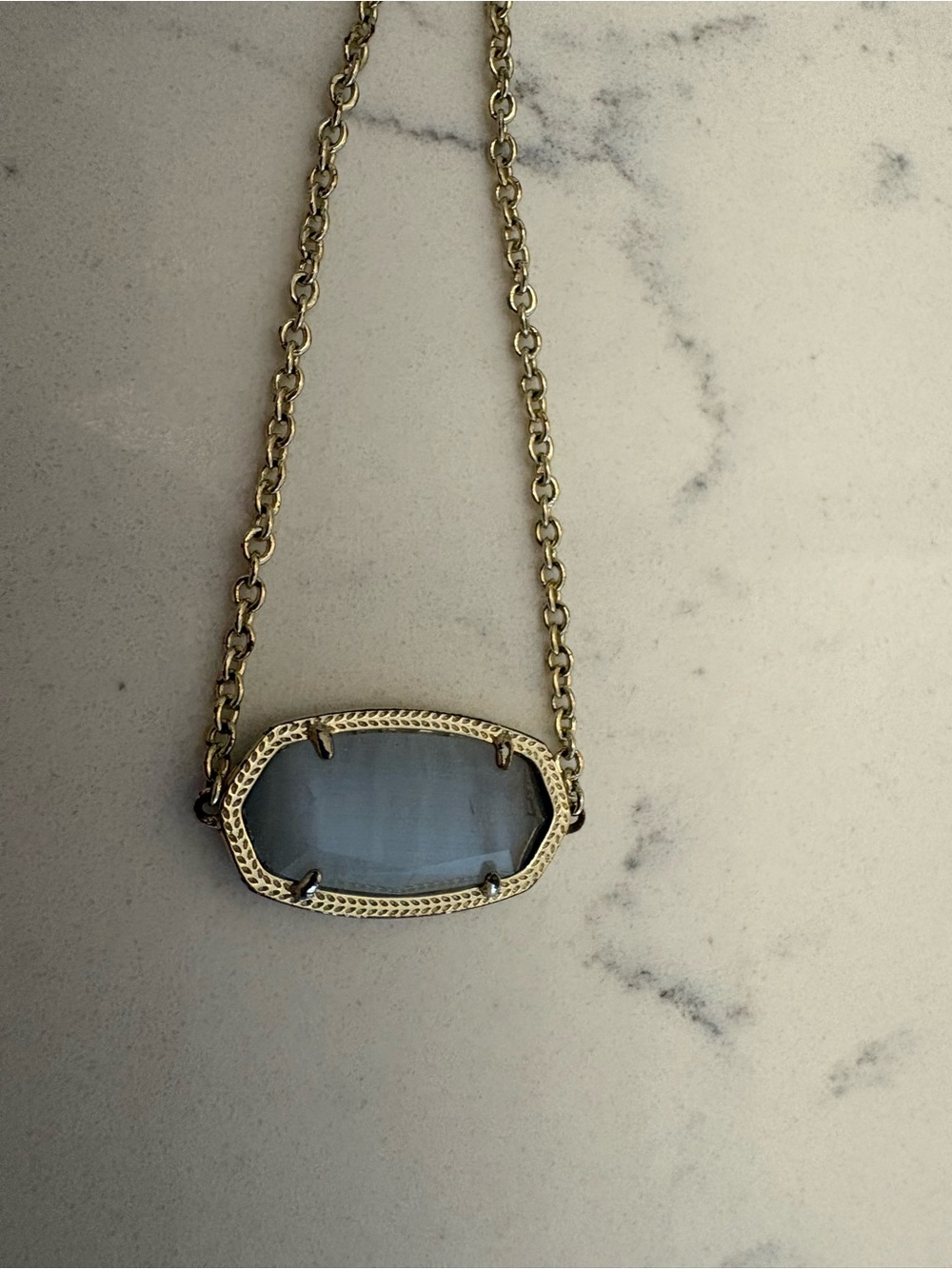 Kendra Scott Gold Chain Bracelet with Gray